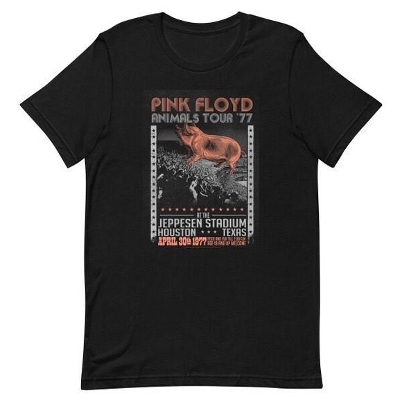 PINK FLOYD Animals Tour 77 Retro Unisex T-shirt Gift For Fan - Picture 1 of 4